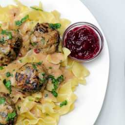 IKEA-Inspired Swedish Meatballs with Butter Noodles