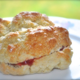 Imperfect, but tasty and quick scones.