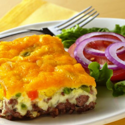 Impossibly Easy Cheeseburger Pie (Crowd Size)