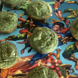 Incredible Hulk Mini Blender Muffins