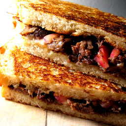 India-Short Rib Grilled Cheese Sandwich 