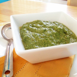 Indian Creamy Spinach (Palak Paneer without the Paneer)