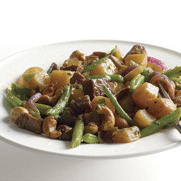 Indian Lamb Curry with Green Beans and Cashews