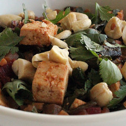 Indian-Spiced Chard With Tofu