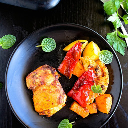 Indian Spiced Chicken Tray Bake