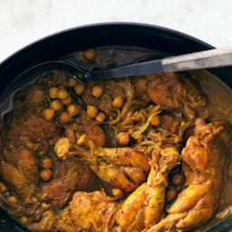Indian-Spiced Chicken with Chickpeas and Spinach