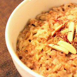 Indian Spiced Oatmeal (or a healthy version of Kheer)