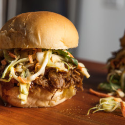 Indian-Spiced Oven-Cooked Pulled Lamb Sandwiches Recipe