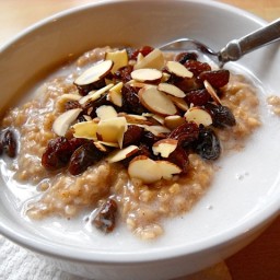 indian spiced oats w/ coconut milk