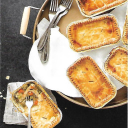 Individual Chicken Pot Pies for the Freezer