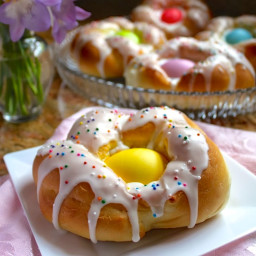 Individual Italian Easter Bread Rings...Easy Step by Step Directions