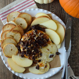 Instant Appetizer - Baked Brie with Fig Jam