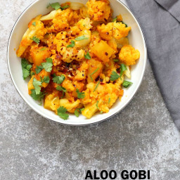 Instant Pot Aloo Gobi - Curried Potato Cauliflower