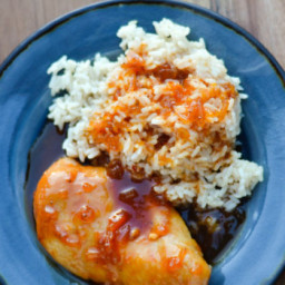 INSTANT POT APRICOT CHICKEN