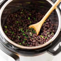 Instant Pot Black Beans | Cuban Style or Plain
