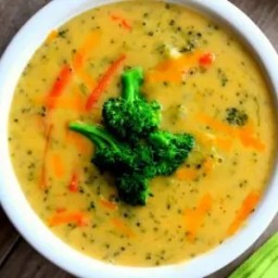 instant pot broccoli cheddar soup