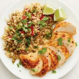 Instant Pot Caribbean Chicken and Rice