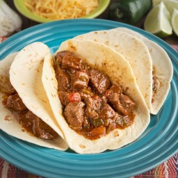 Instant Pot Carne Guisada Tacos
