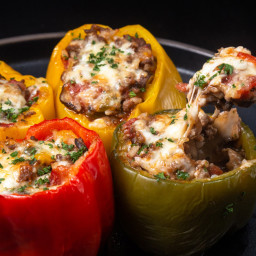 Instant Pot Cheesy Stuffed Peppers