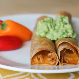 Instant Pot Chicken and Cheese Taquitos {Freezer Meal}