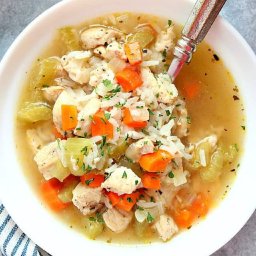 Instant Pot Chicken and Rice Soup Recipe