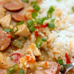 Instant Pot Chicken and Sausage Gumbo