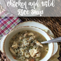 Instant Pot Chicken and Wild Rice Soup Recipe