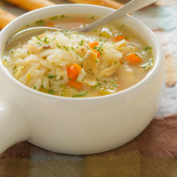 Instant Pot Chicken Rice Soup 