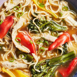 Instant Pot Chicken & Vegetable Soup with Noodles