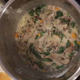 Instant Pot Chicken Wild Rice Mushroom soup