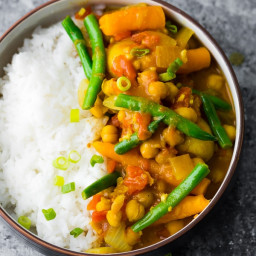 Instant Pot Chickpea Curry (Vegan)