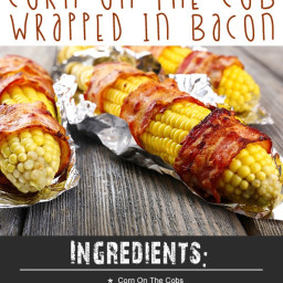 Instant Pot Corn On The Cob Wrapped In Bacon