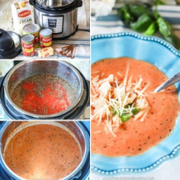 Instant Pot Creamy Tomato Basil Soup