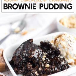 Instant Pot Dark Chocolate Brownie Pudding