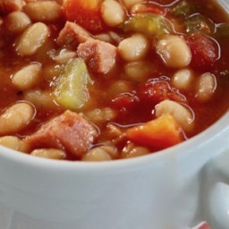 Instant Pot® Double Bean and Ham Soup