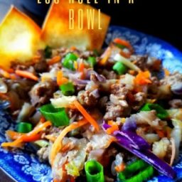 Instant Pot Egg Roll Bowls, Low Carb and Keto Friendly