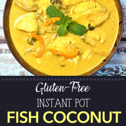 Instant Pot Fish Coconut Curry