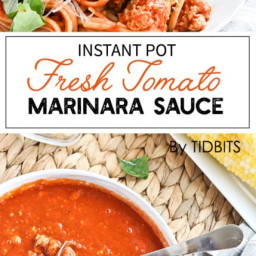 Instant Pot Fresh Tomato Marinara Sauce
