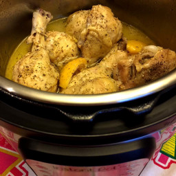 Instant Pot Frozen Chicken Legs With Lemon And Garlic