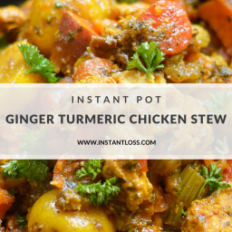 Instant Pot Ginger Turmeric Chicken Stew
