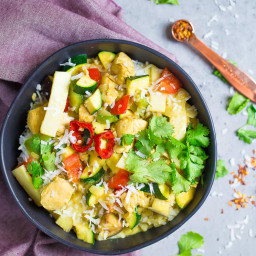 Instant Pot Green Thai Coconut Chicken Curry