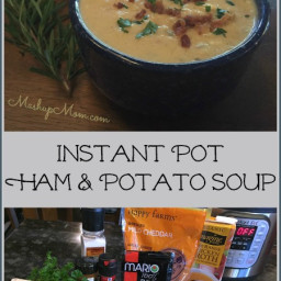Instant Pot Ham and Potato Soup