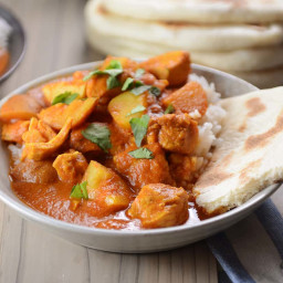 Instant Pot Indian Butter Chicken and Potato Curry