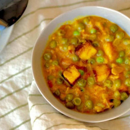 Instant Pot Indian Matar Paneer Recipe Peas and Paneer