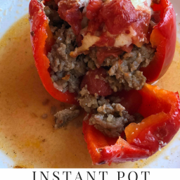Instant Pot Italian Stuffed Bell Peppers
