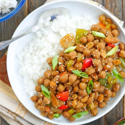 Instant Pot Kung Pao Chickpeas