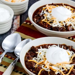 Instant Pot Low-Carb All-Beef Ancho and Anaheim Chili (Video)
