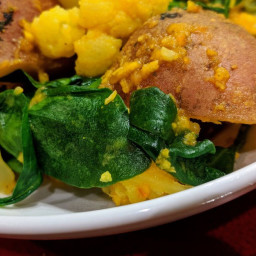 Instant Pot Marathi Rassa - Mixed Vegetables with Coconut