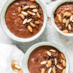 Instant Pot Oatmeal with Chocolate