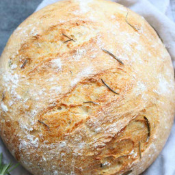 Instant Pot Olive Oil Rosemary No Knead Bread